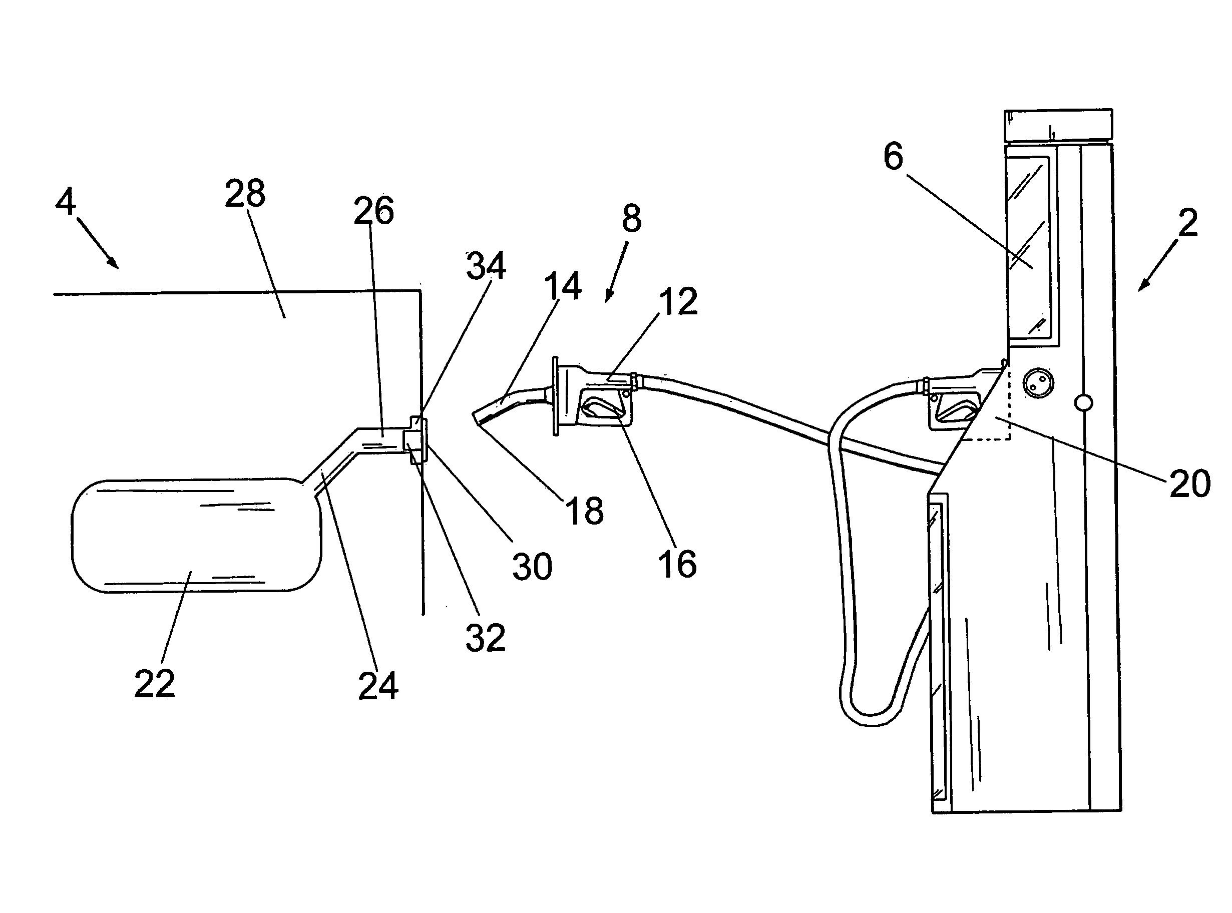 Apparatus and Method for Transferring Data Between a Fuel Providing Means and a Vehicle for the Prevention of Misfuelling