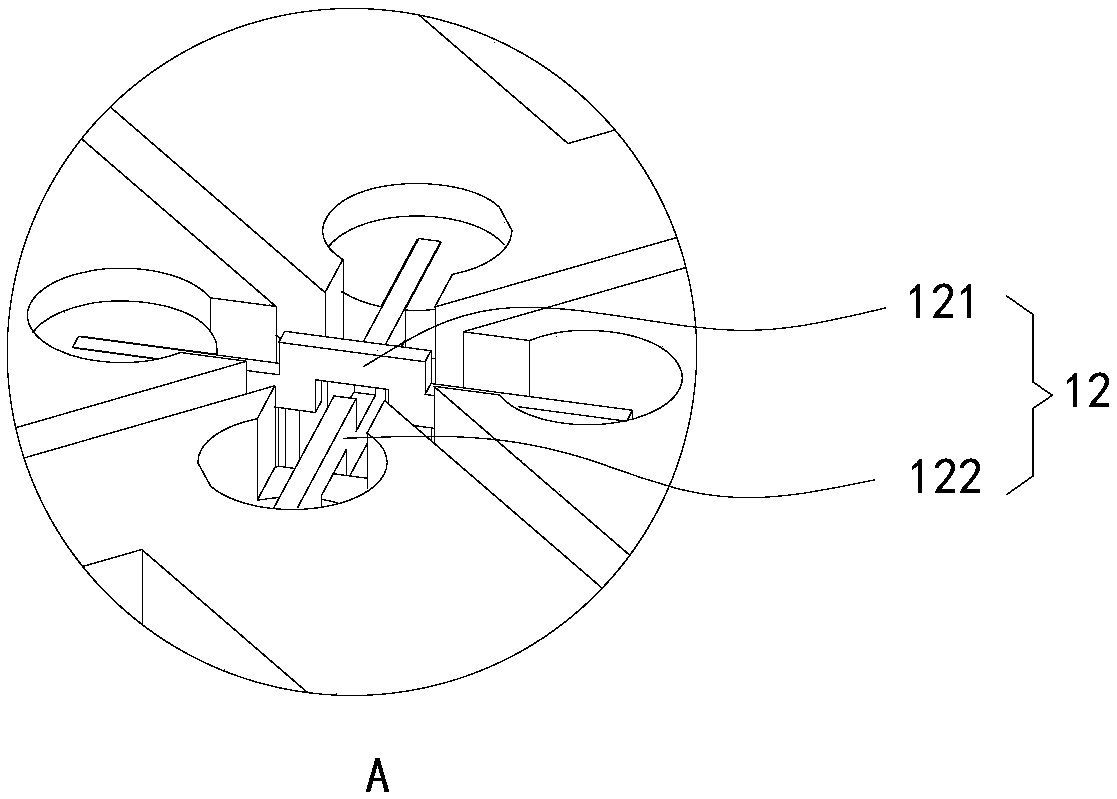 Multifrequency base station antenna and low frequency radiation units thereof