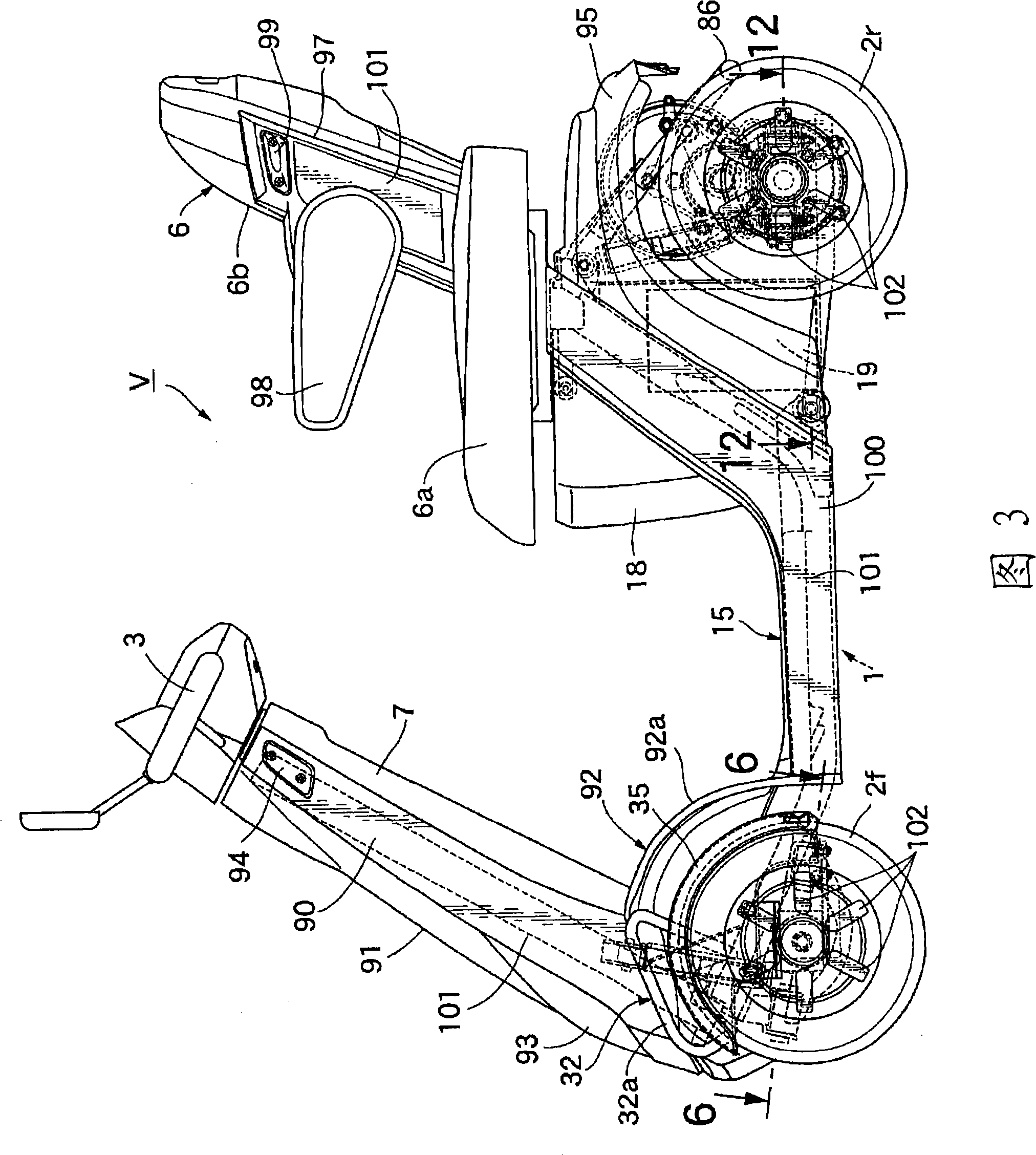 Small-sized vehicle