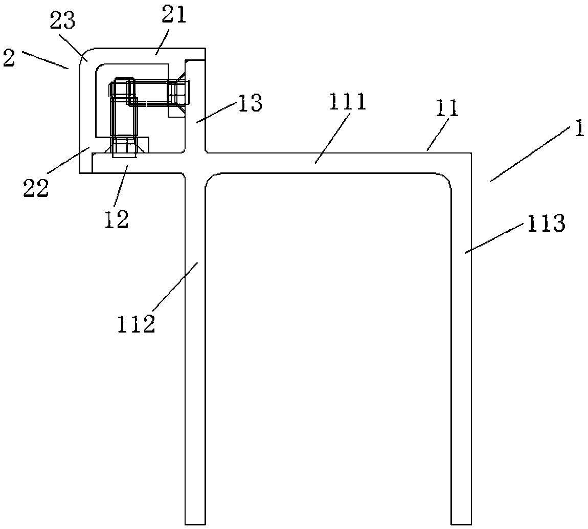 Airborne cabinet column and its edge-wrapping components