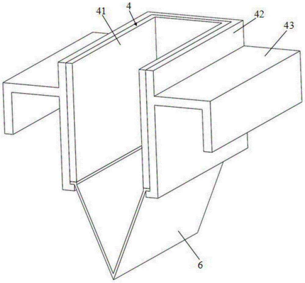 A kind of slagging device and method for feeding steel belt of gas shielded continuous casting crystallizer