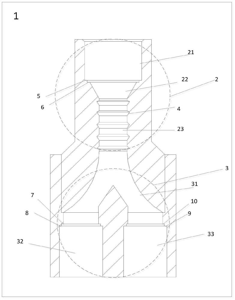 Flow divider and air conditioner comprising same