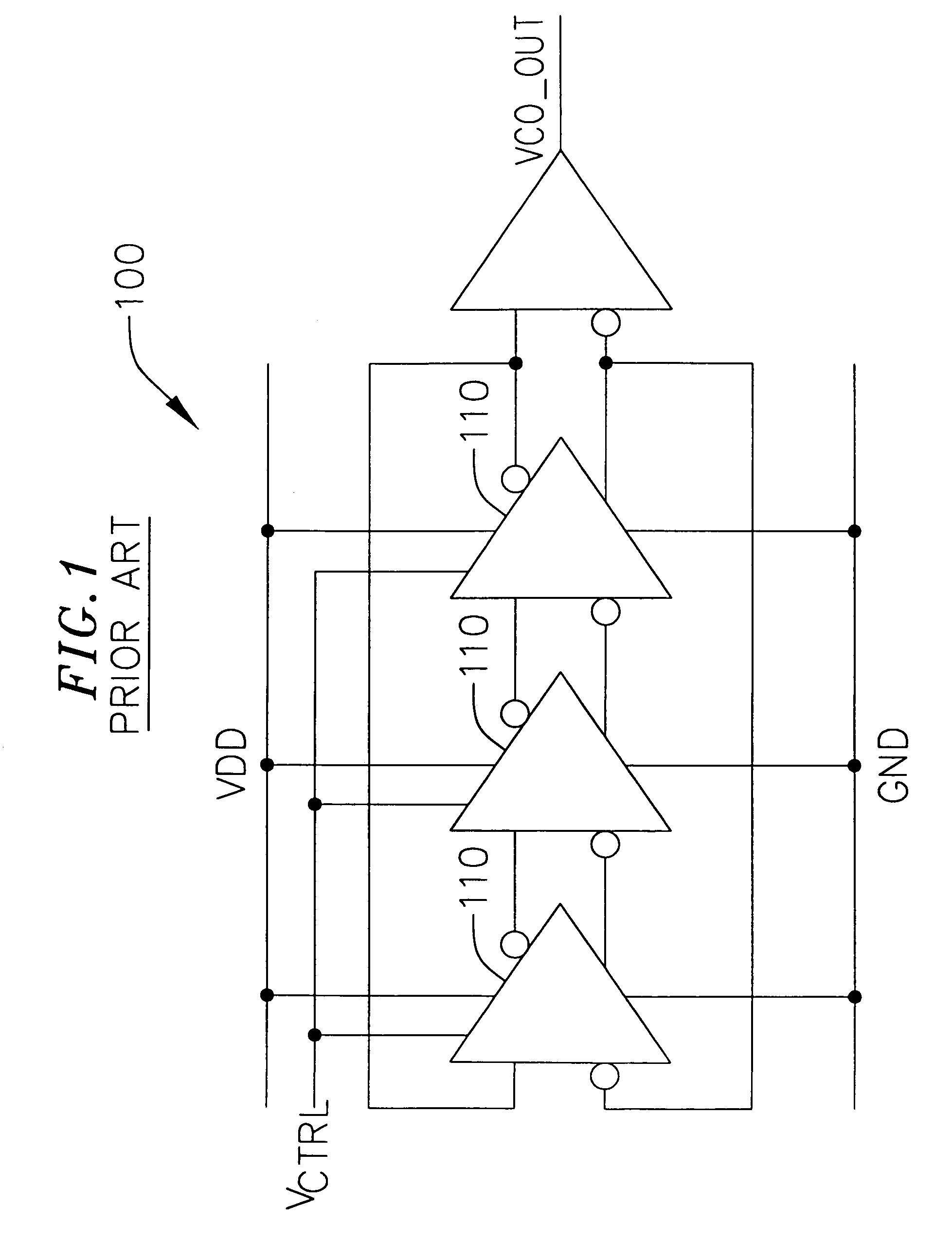 High noise rejection voltage-controlled ring oscillator architecture