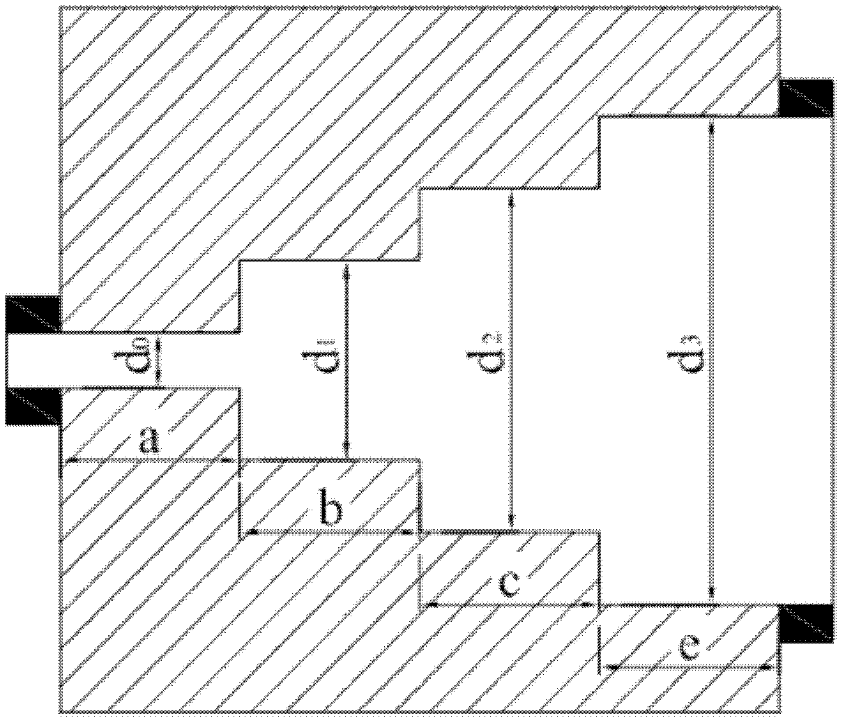 Method for preparing two-dimensional nano molybdenum disulfide by jet cavitation technology