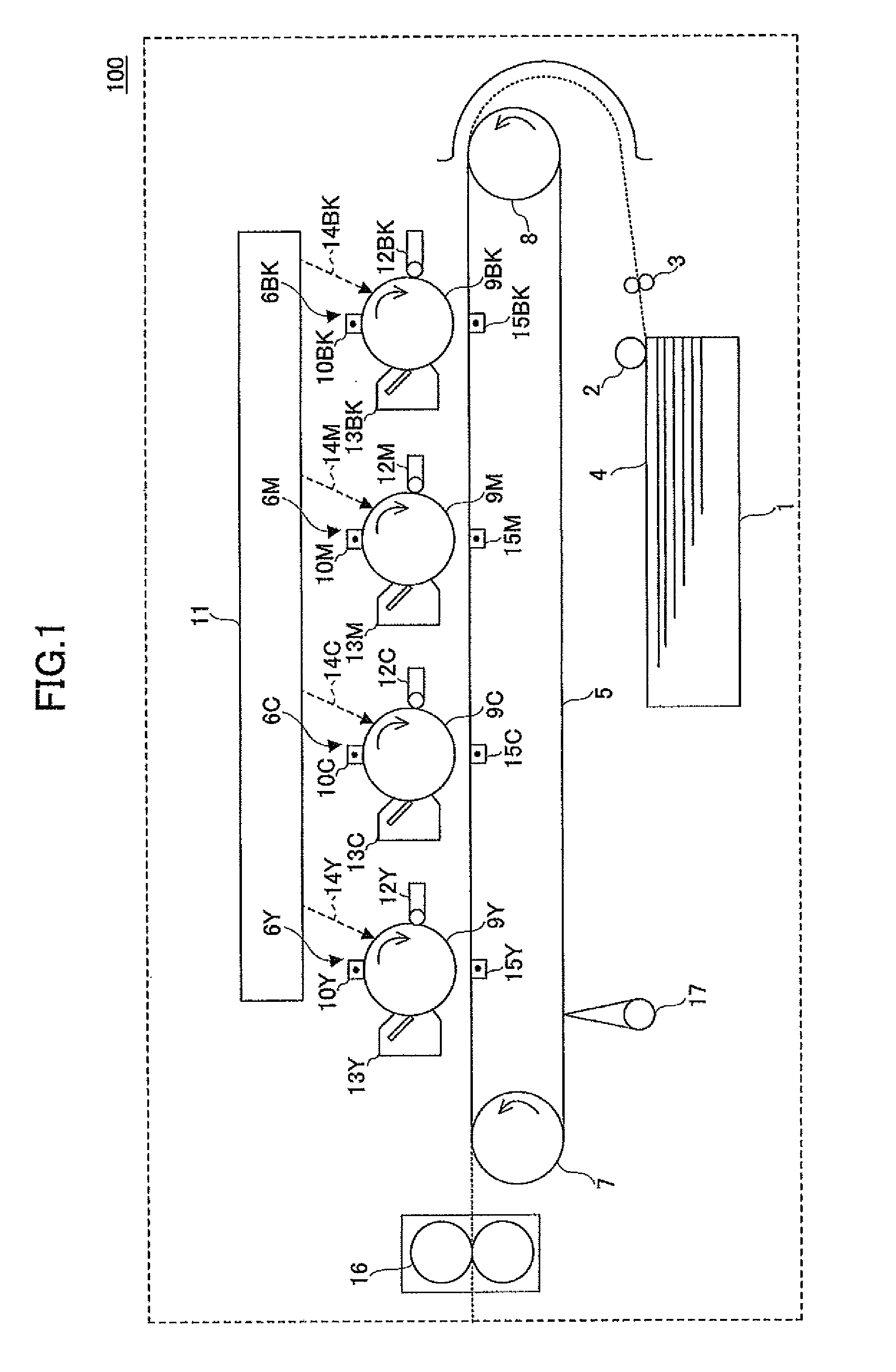 Image forming apparatus, misregistration correction control method and computer-readable information recording medium