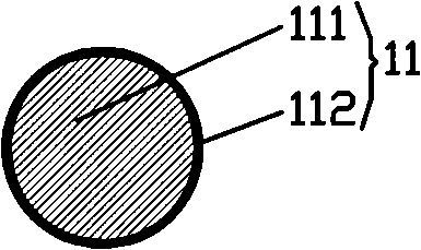 Copper coated aluminum five-core flame-retardant flexible electric cable and manufacturing method thereof