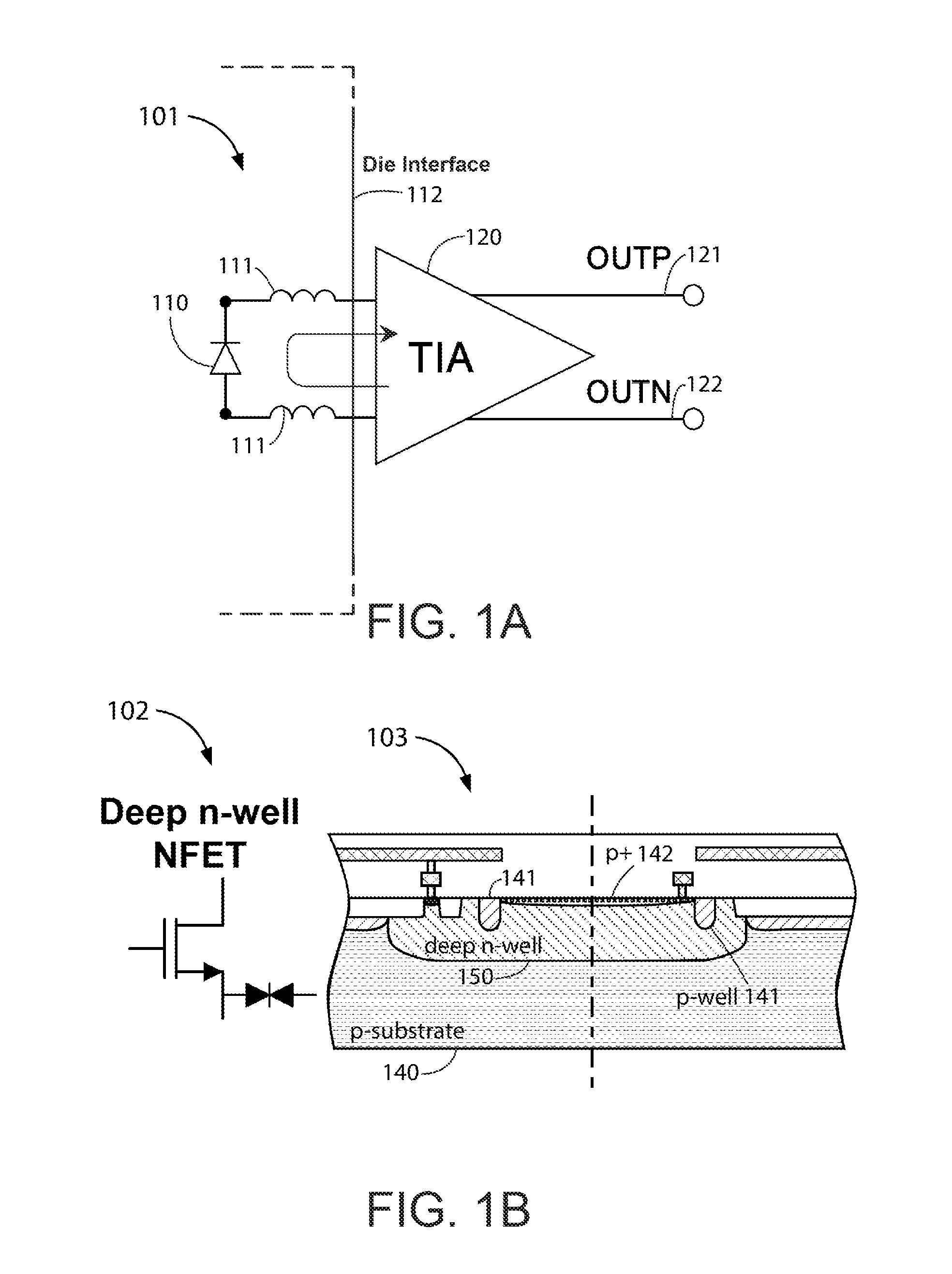 Self biased dual mode differential CMOS tia for 400g fiber optic links