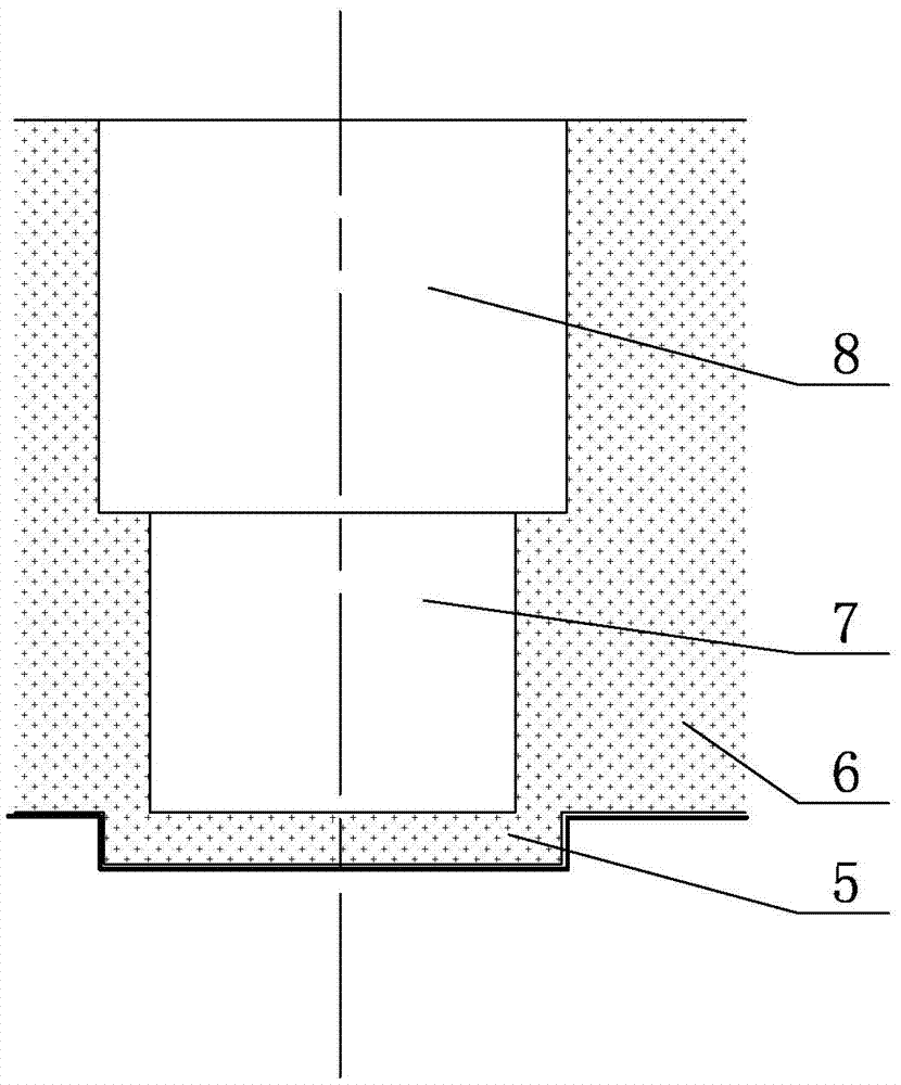 Manufacturing method for 3 printing core with direct-cooling chilling block