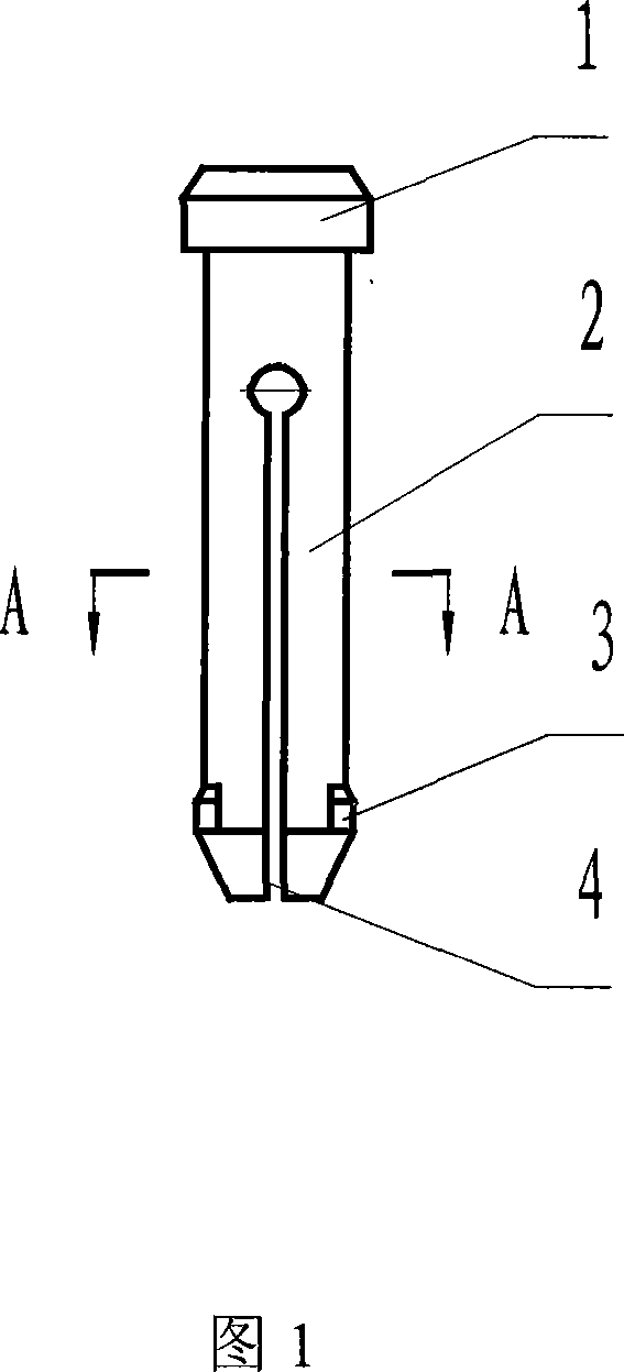 Elastic elliptic bolt