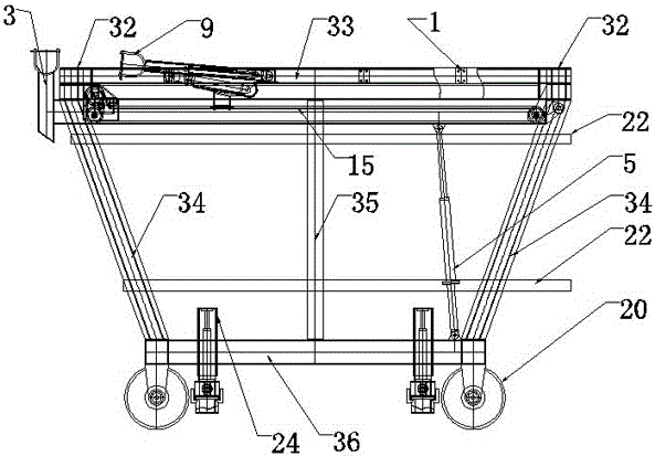 Tunnel steel arch installation machine and its installation method