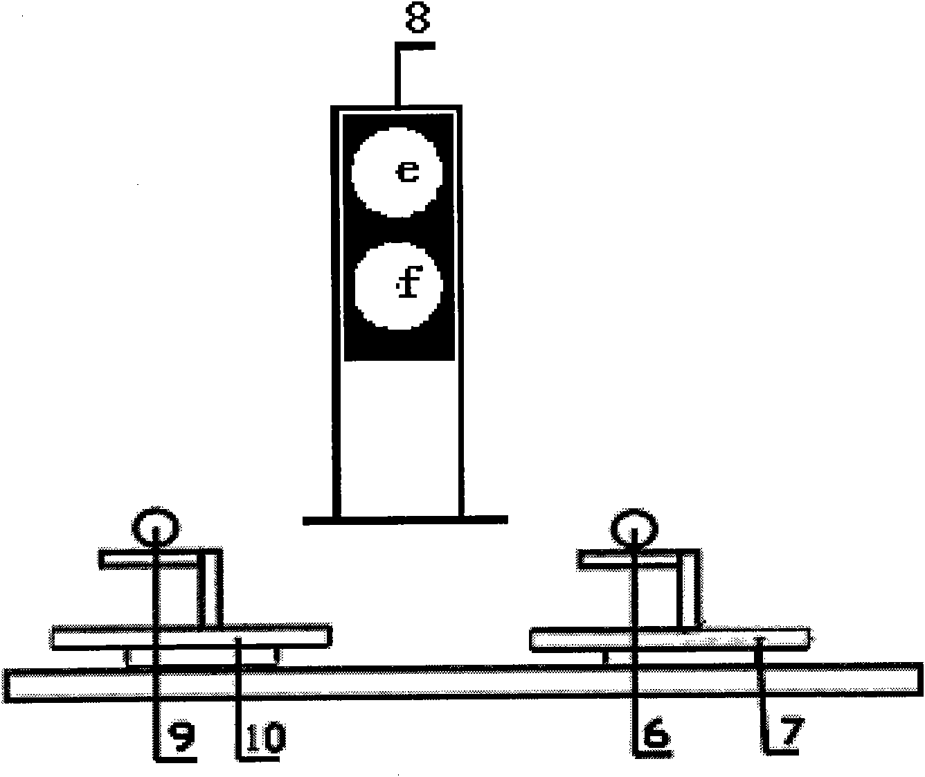 Camera on-field calibration method in measuring system