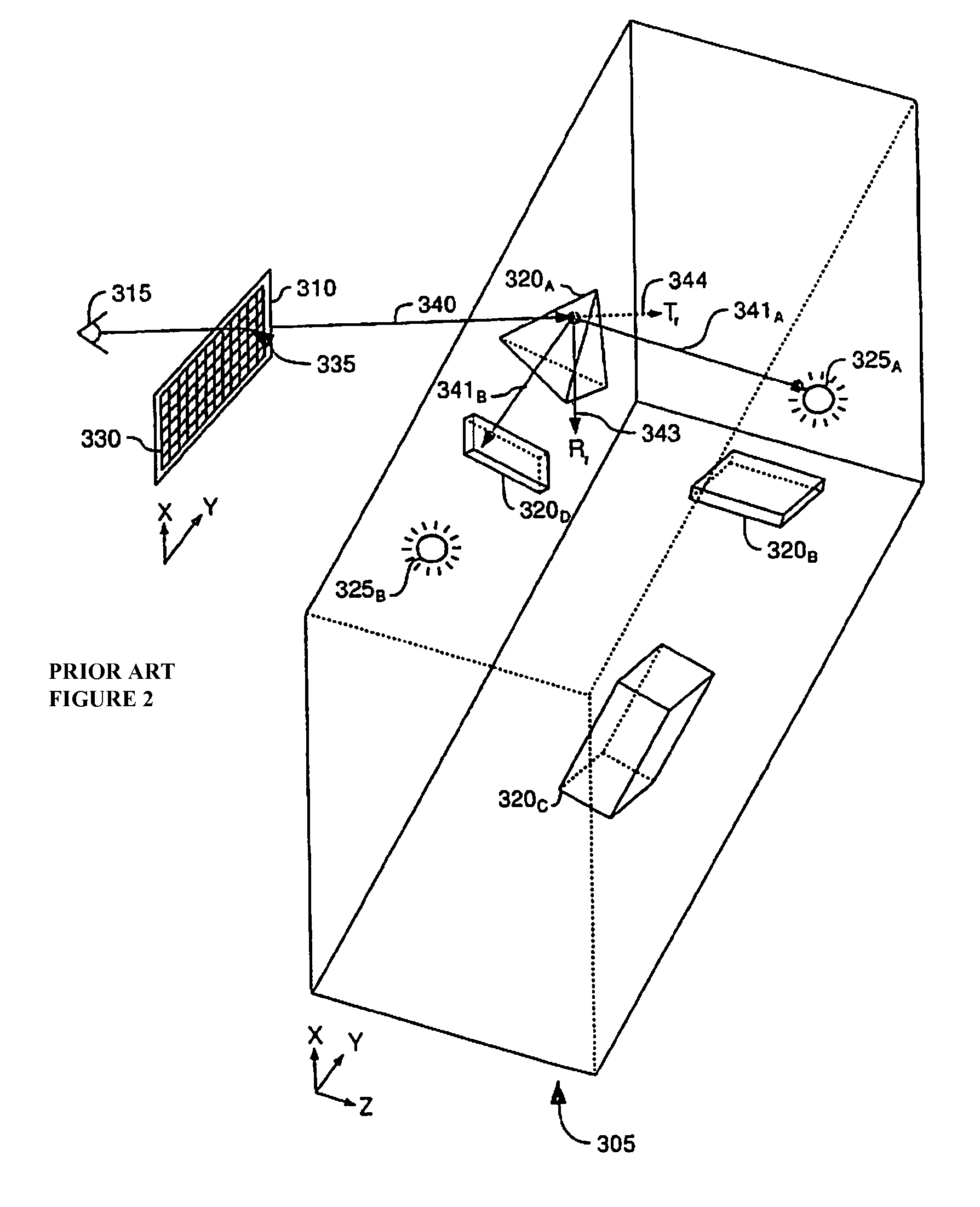 Real-time lines-of-sight and viewsheds determination system