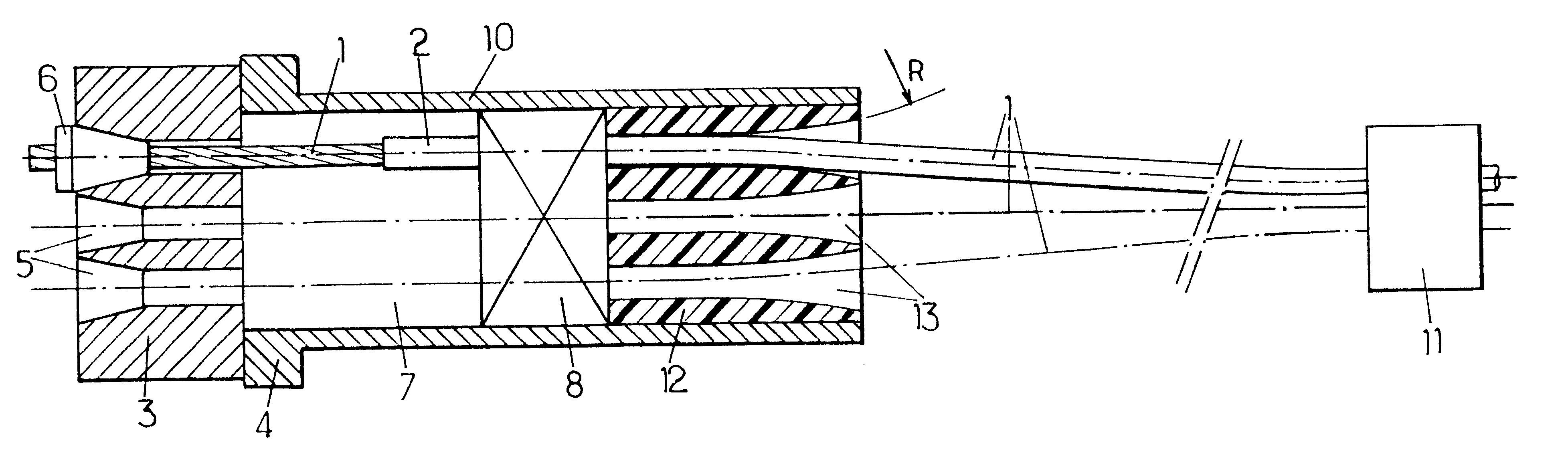 Device for anchoring structural cable