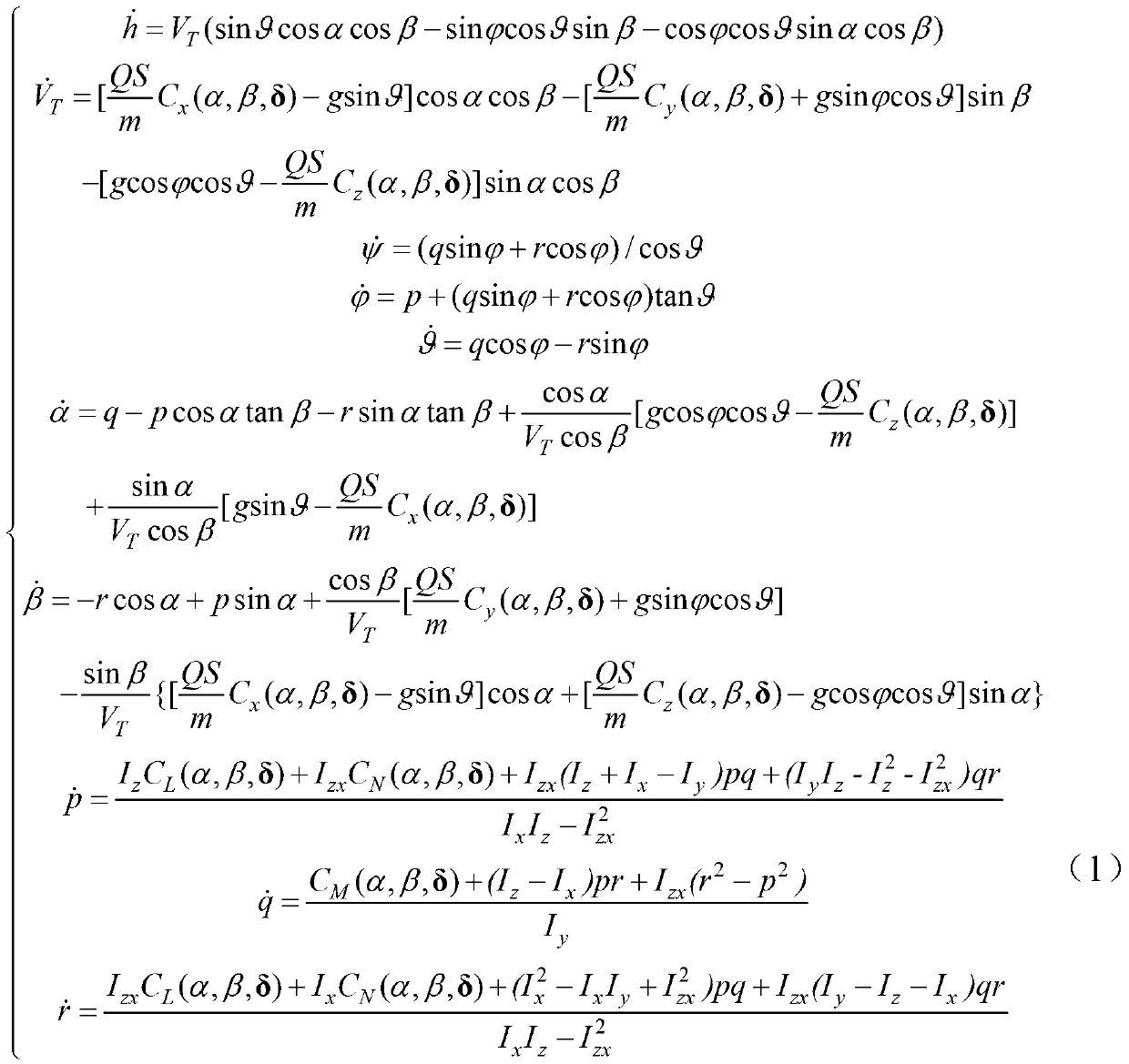 Fault diagnosing and tolerance control method for aircraft three-dimensional movement