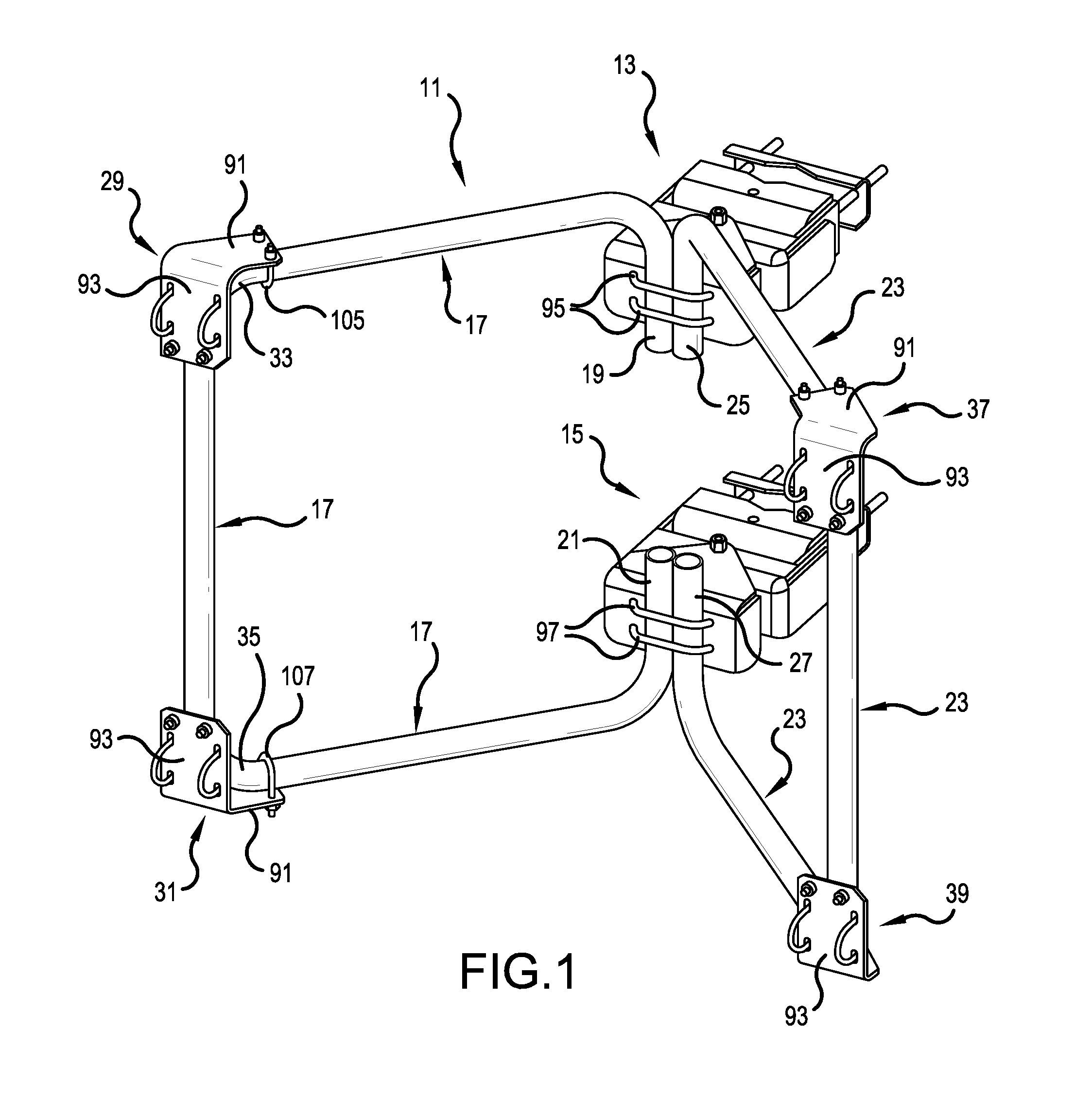 High capacity sector mount