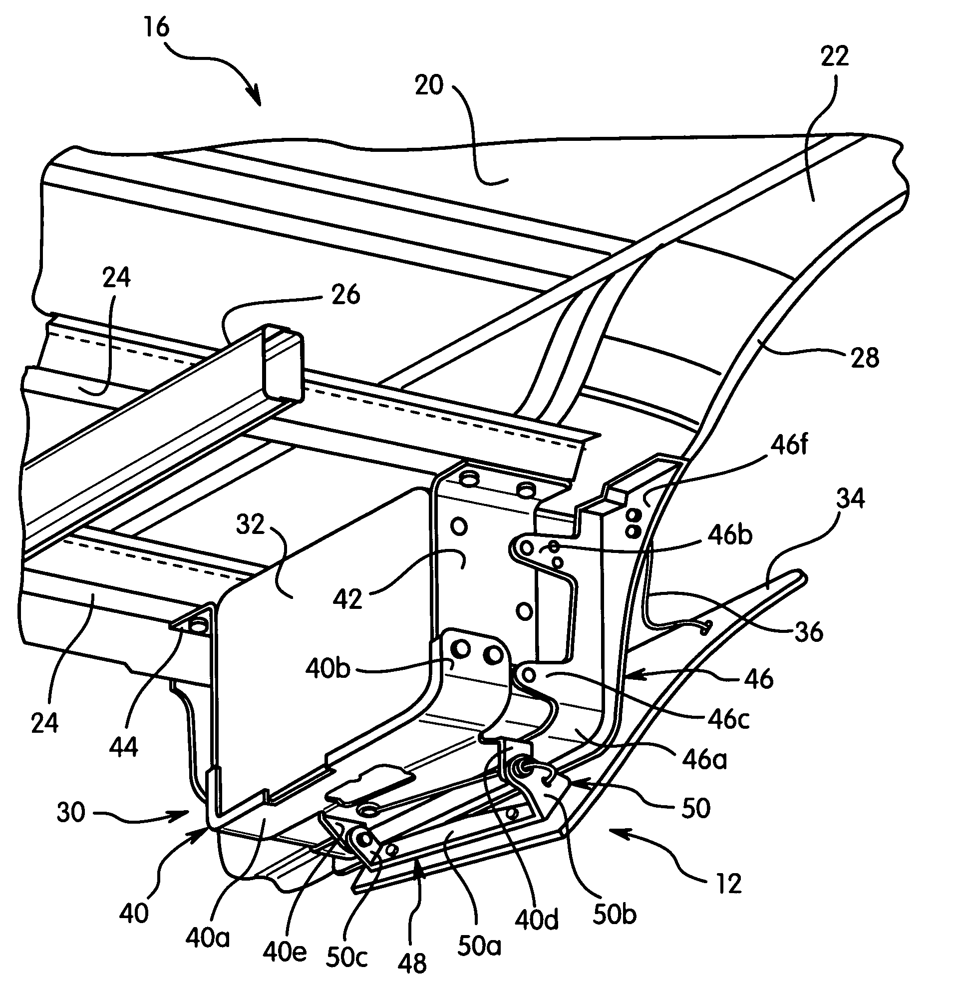 Vehicle side panel storage box assembly