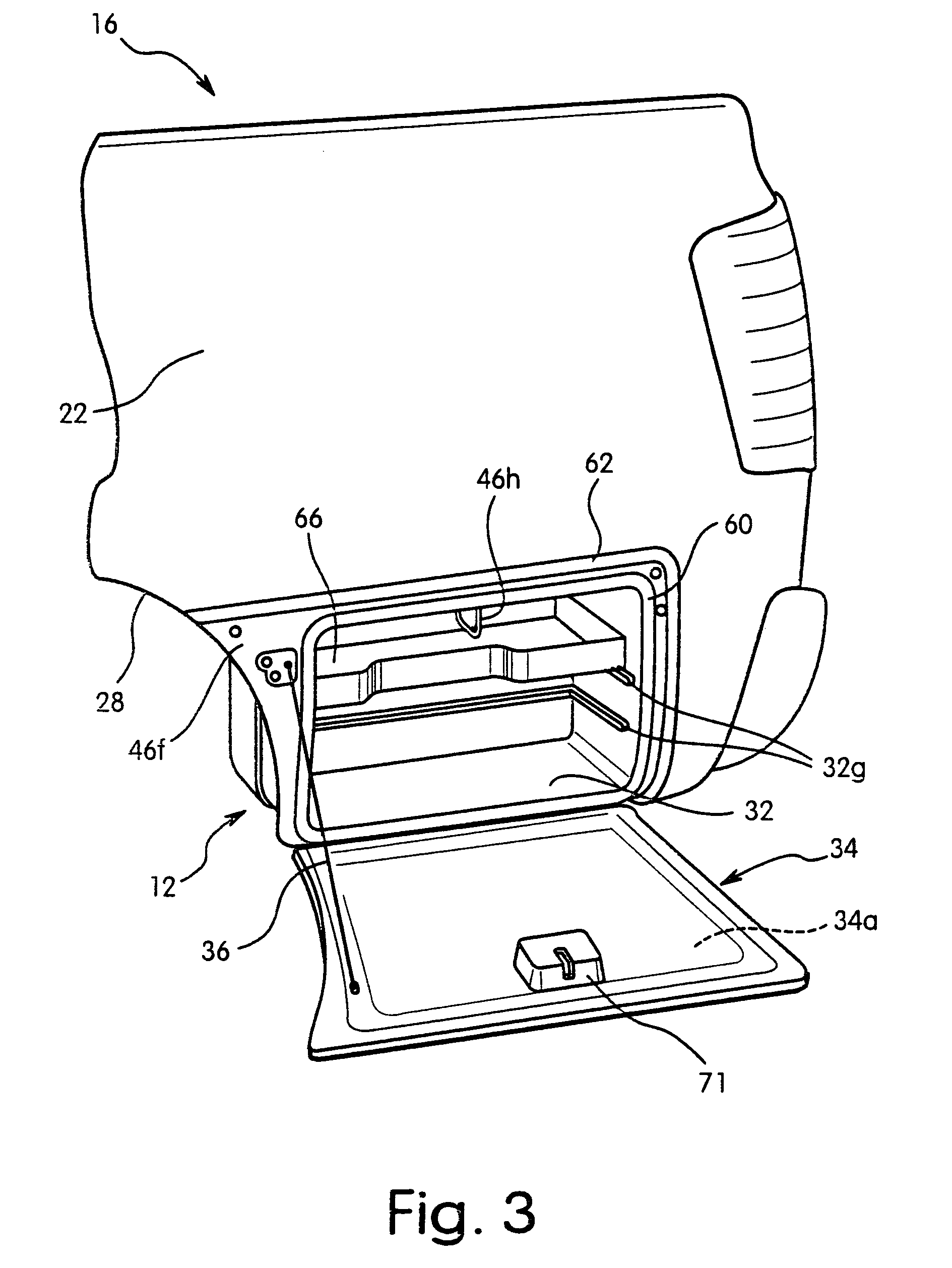 Vehicle side panel storage box assembly