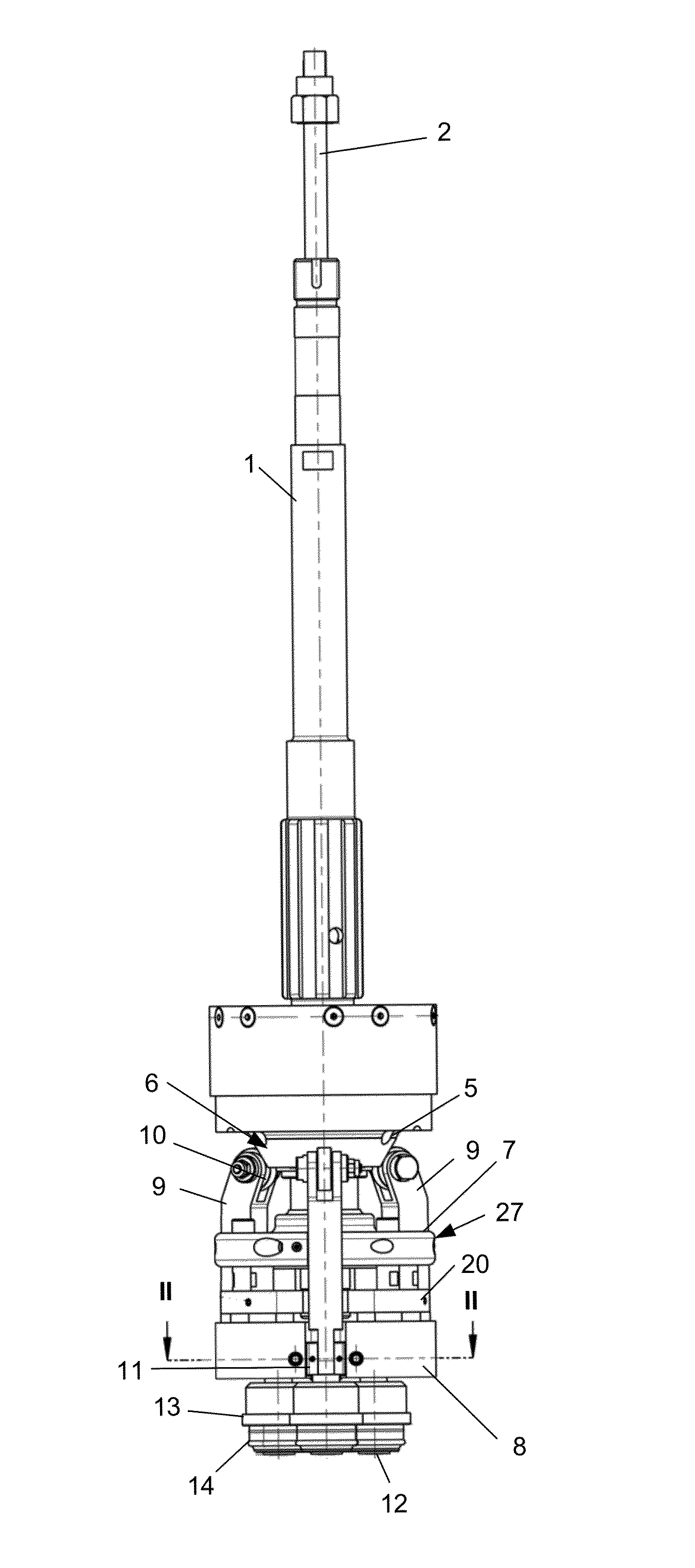 Shaping tool having a rotatable base member