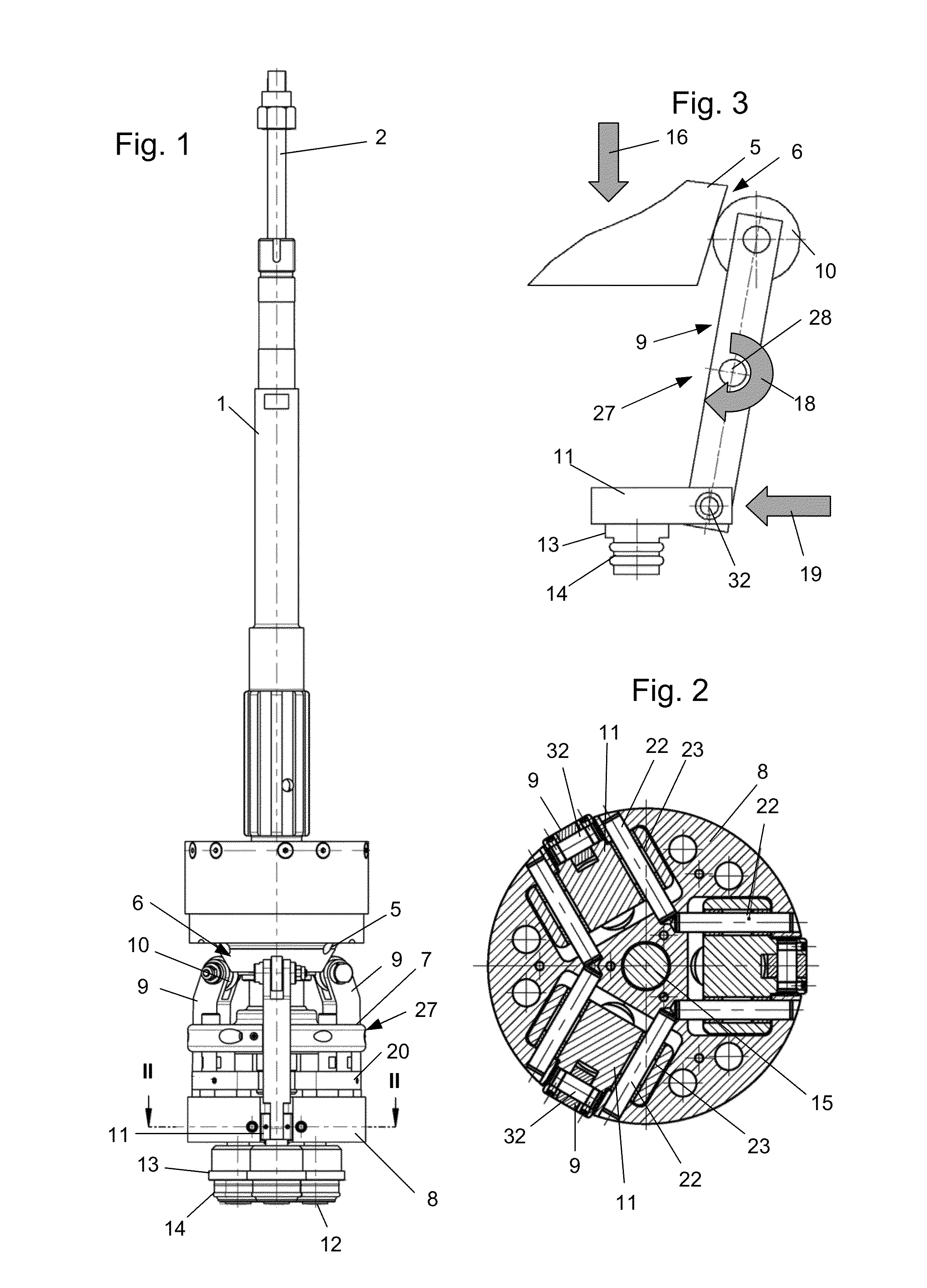 Shaping tool having a rotatable base member