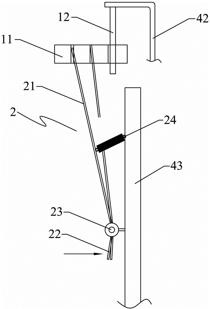 Elevator landing door opening protection device