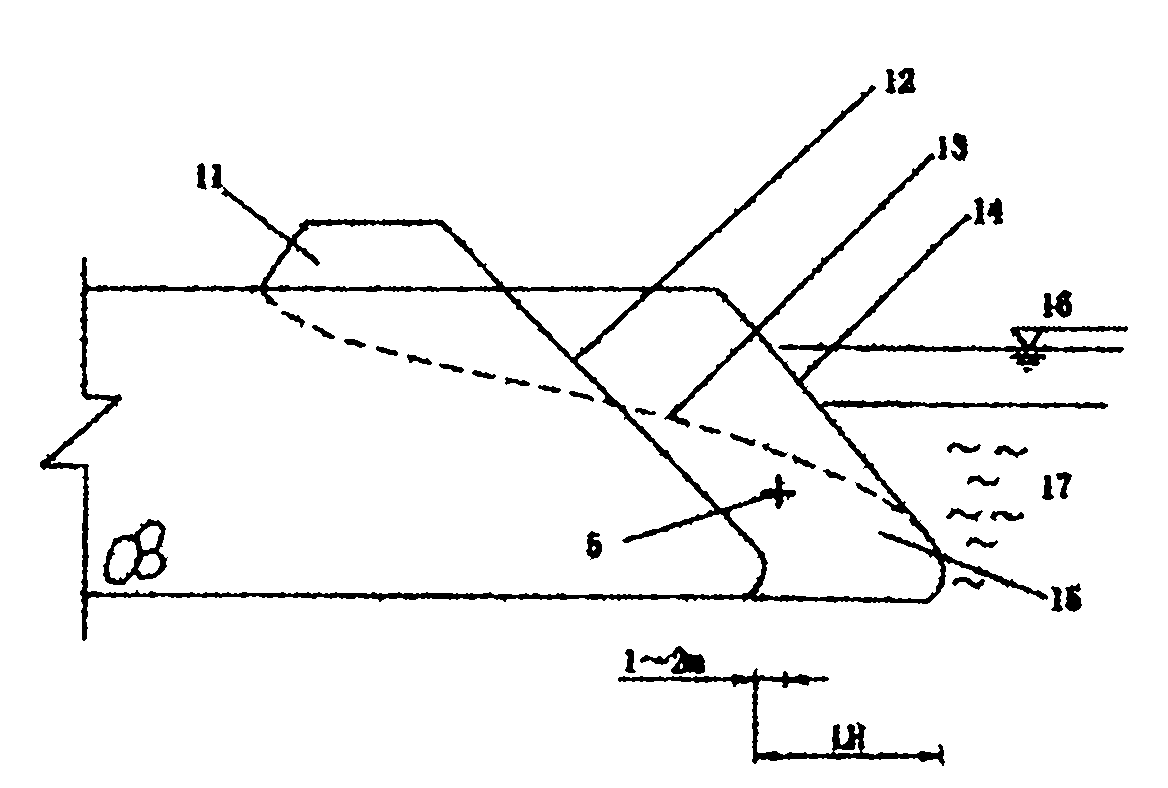 Method for building sea filling embankment