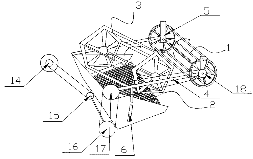 A corn harvester and a method for harvesting corn using the corn harvester