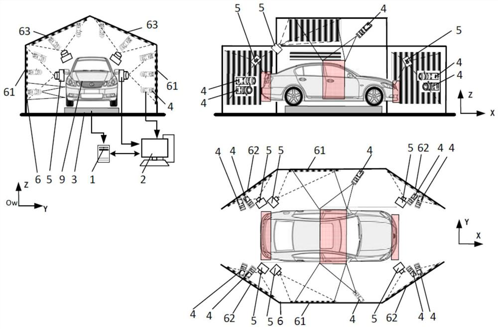 Vehicle body paint surface defect detection device and detection method thereof