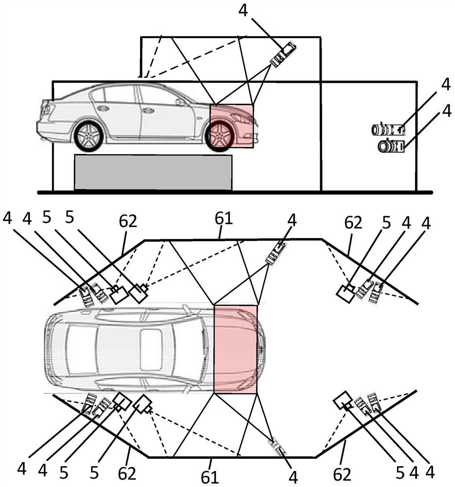 Vehicle body paint surface defect detection device and detection method thereof