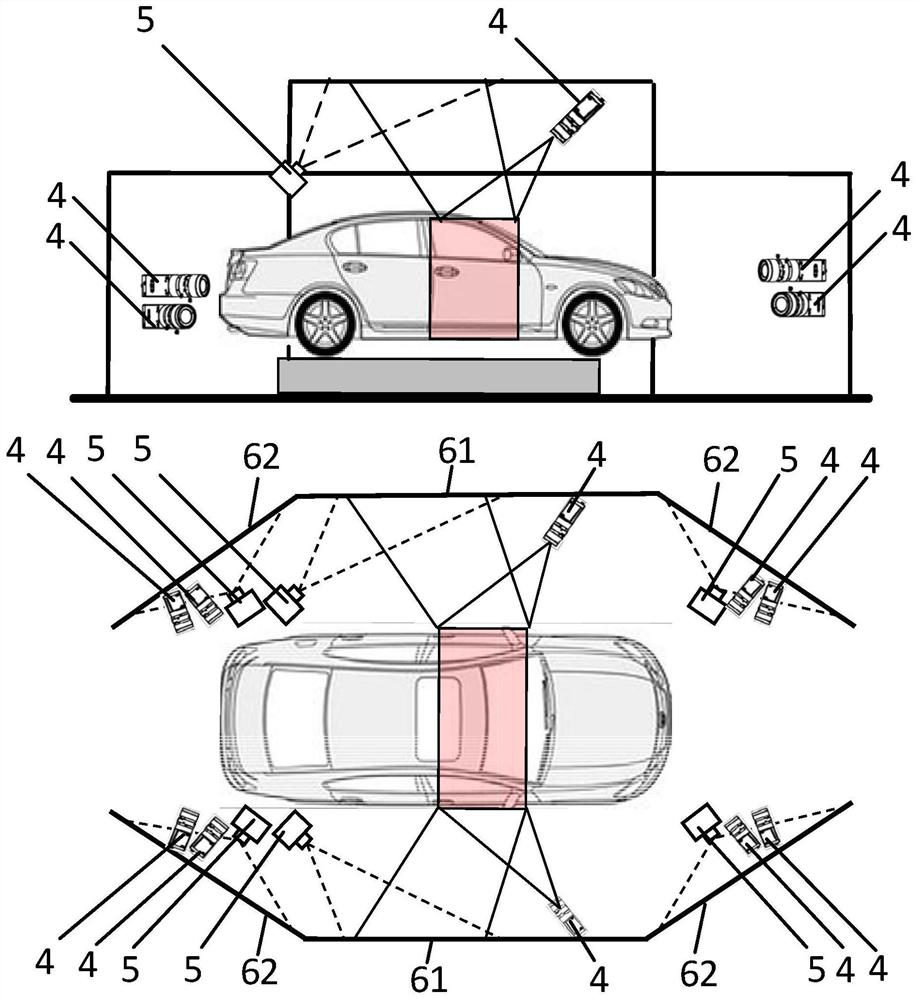 Vehicle body paint surface defect detection device and detection method thereof