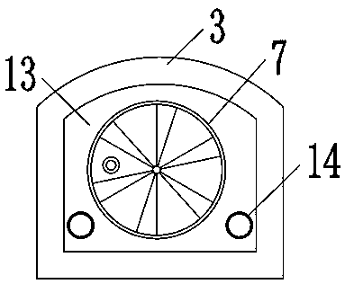 Three-hole parallel magnetic levitation vacuum tunnel structure