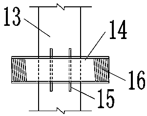 Three-hole parallel magnetic levitation vacuum tunnel structure