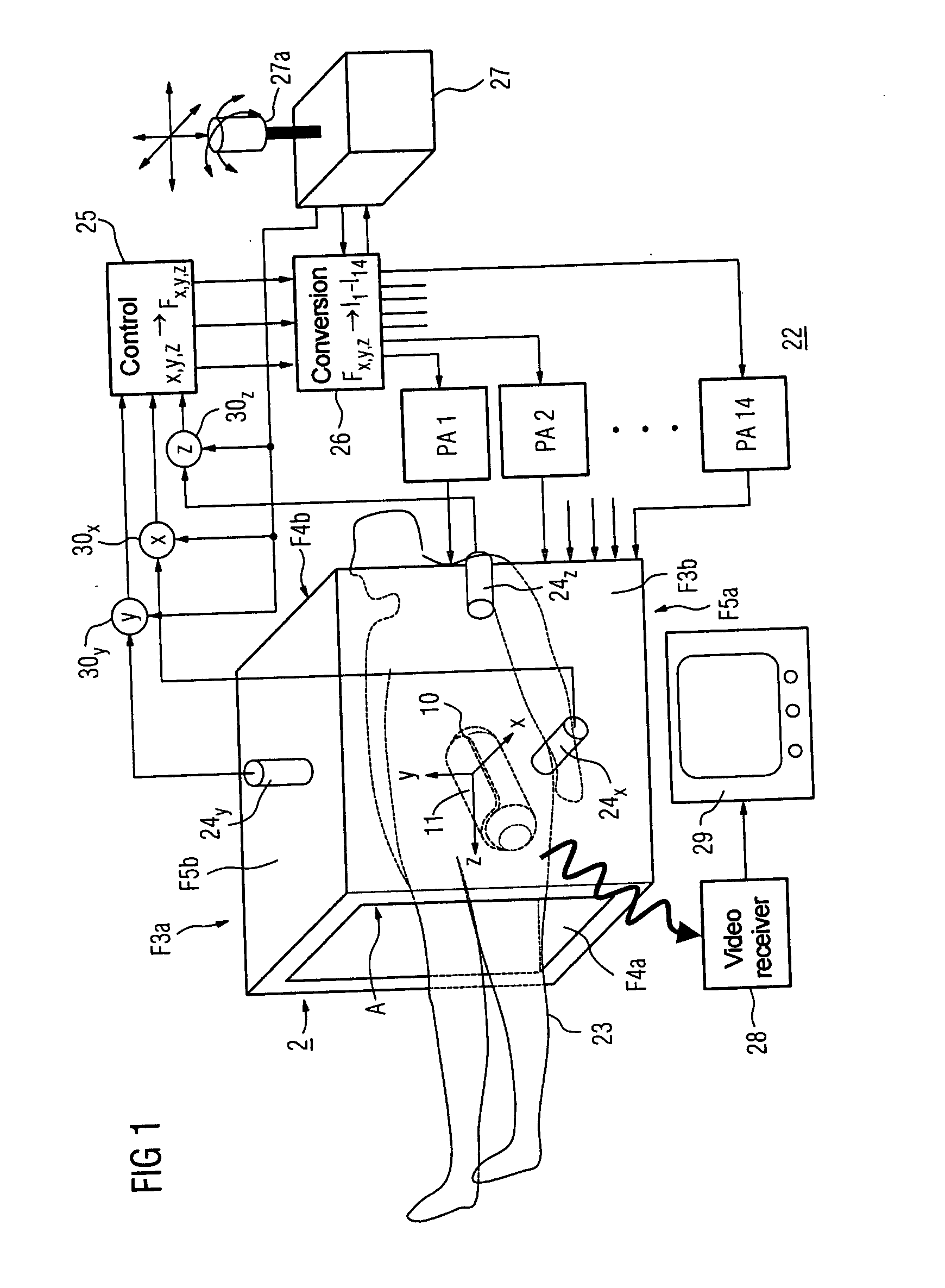 Magnetically navigable device with associated magnet element