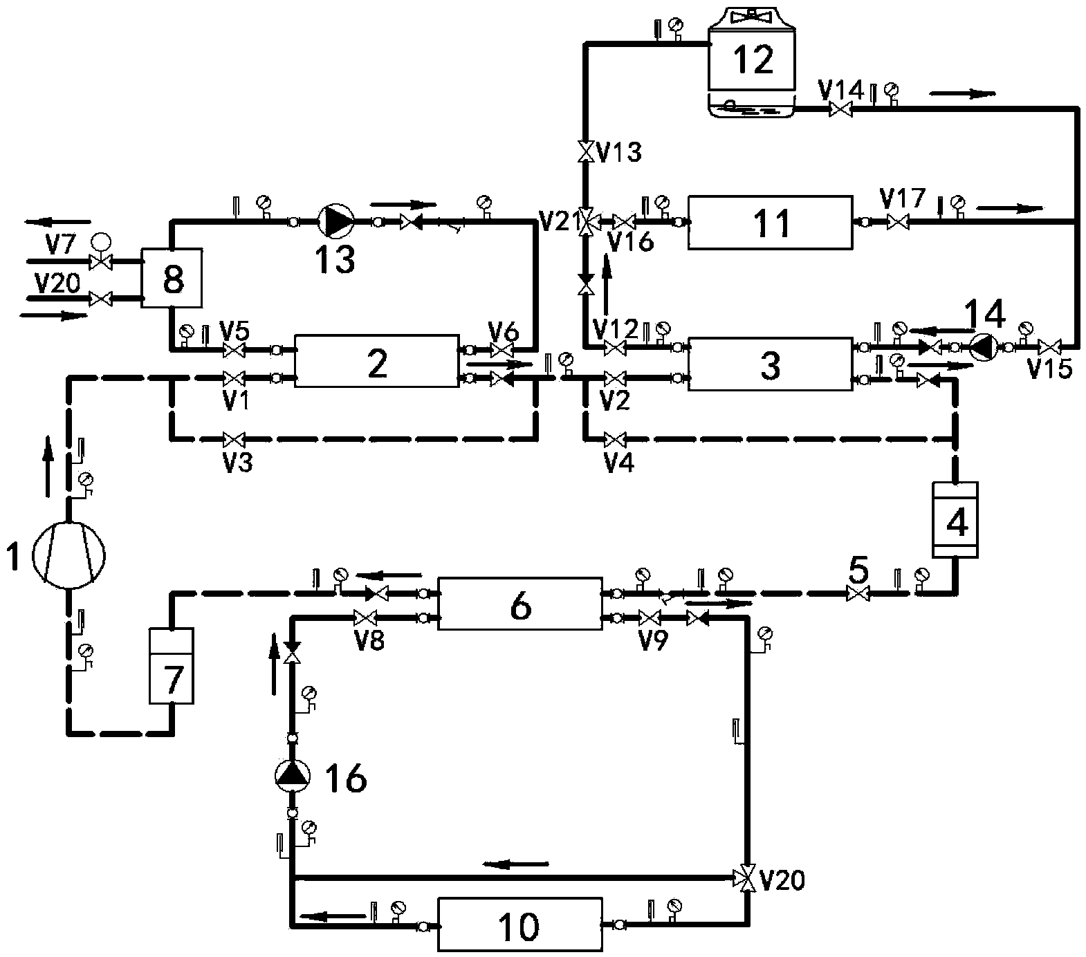 Multifunctional combined supply type integrated air conditioner unit for data rooms