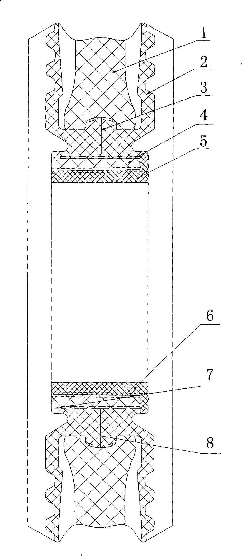 Dissepiment strainer plate inlet orifice clamping head