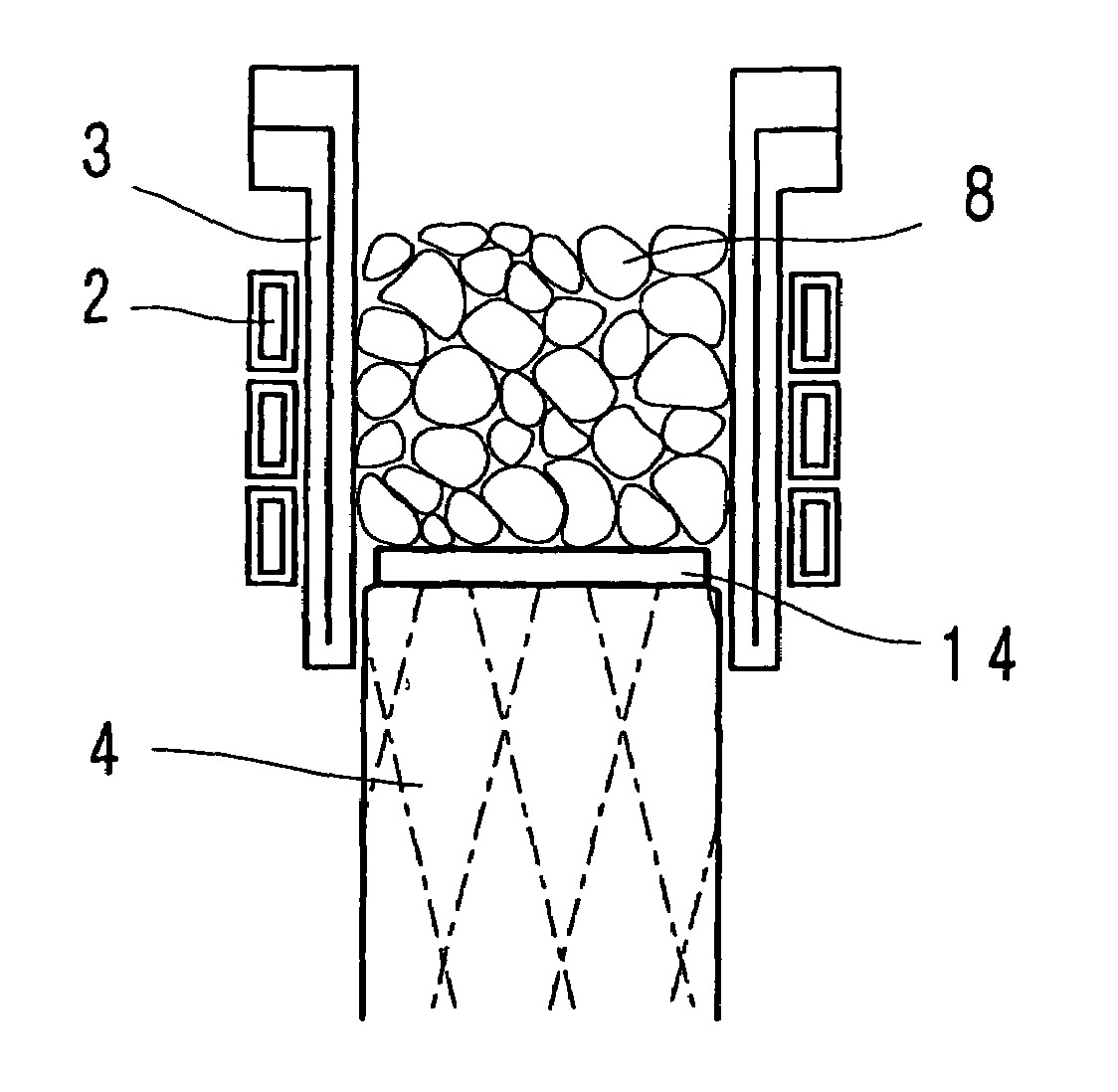 Method for casting polycrystalline silicon