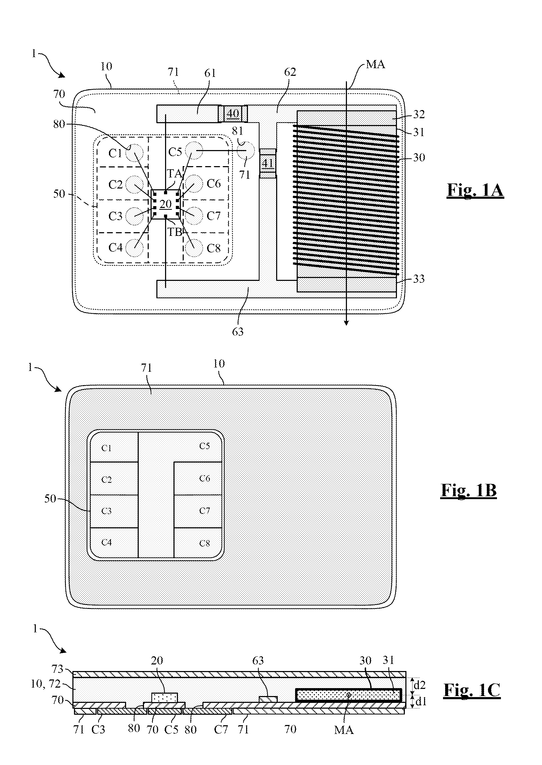 NFC Card for Handheld Device