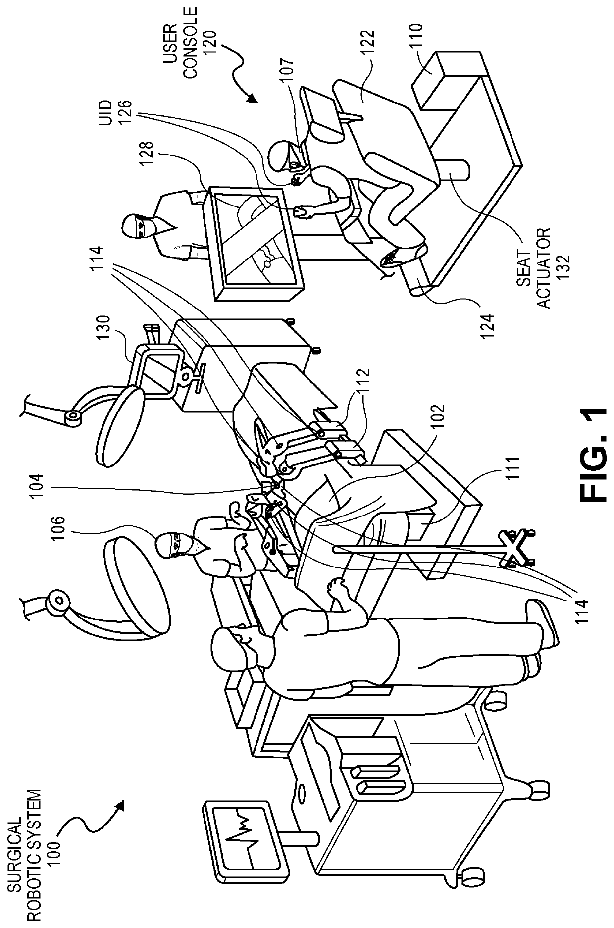 Surgical robotic system having anthropometry-based user console