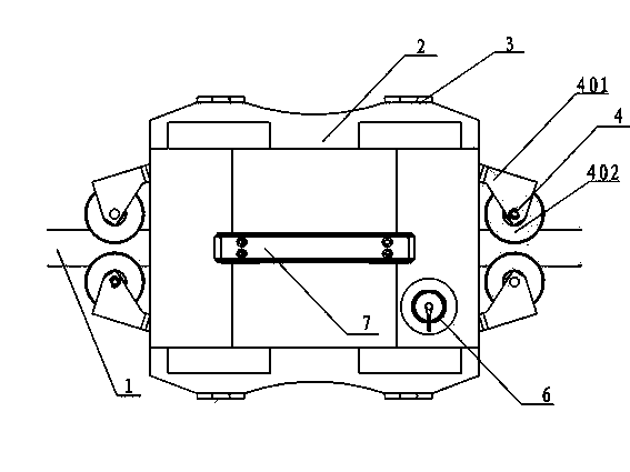 Portable flaw detection device for steel wire rope