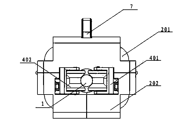 Portable flaw detection device for steel wire rope