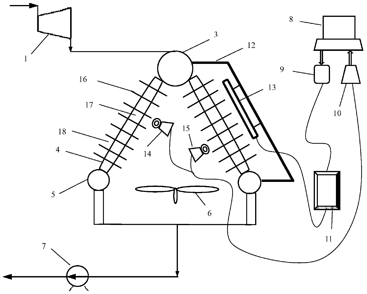 Air-cooled condenser dust accumulation status monitoring and cleaning control system and its control method based on convolutional neural network and image recognition