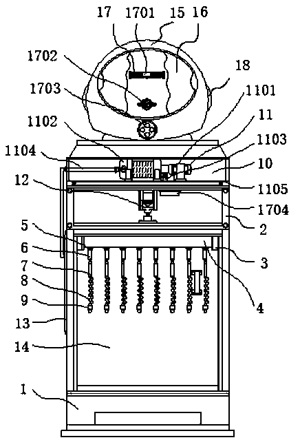 Intelligent robot with waterproof function and capable of realizing rapid heat dissipation