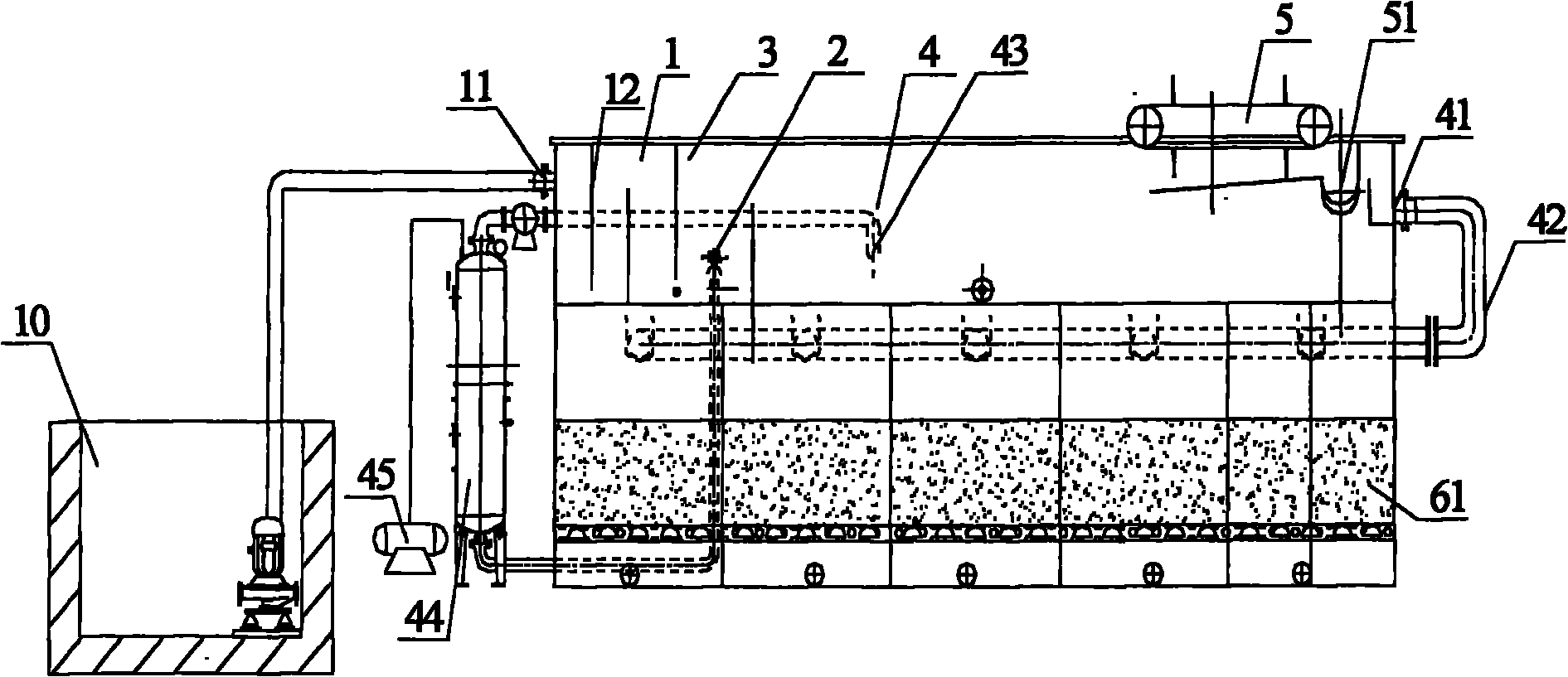 Method for treating and recycling circulating wastewater