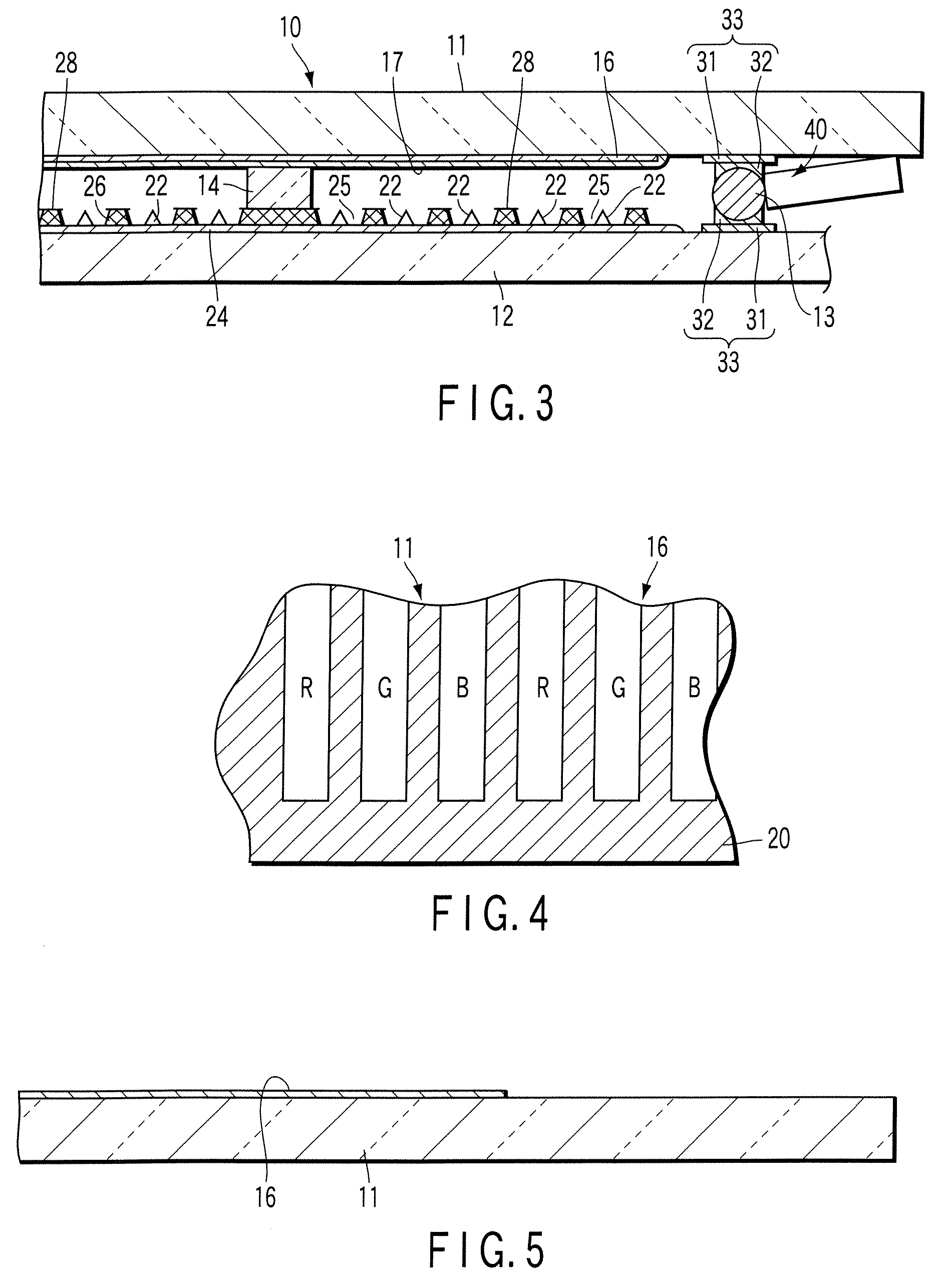 Method of manufacturing an image display device having a sealing portion which seals peripheral edges of front and back substrates