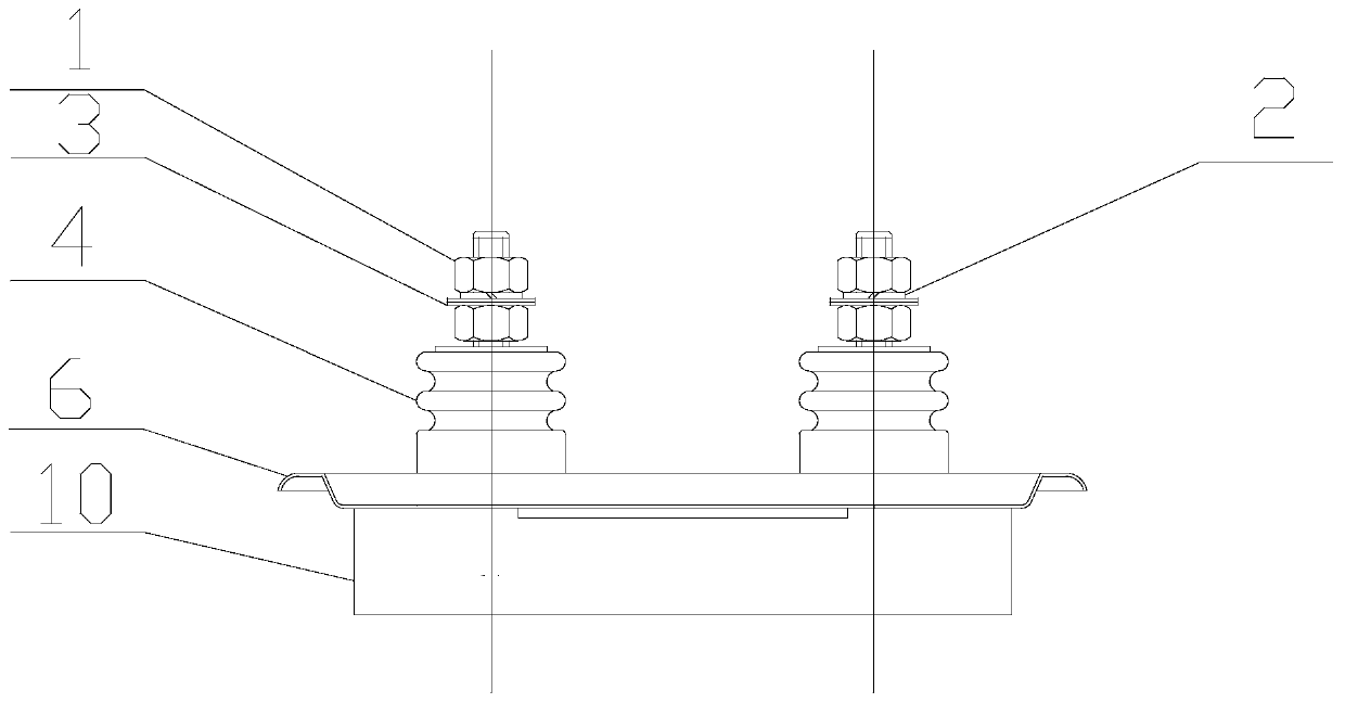 High-performance end cover for polypropylene film capacitor