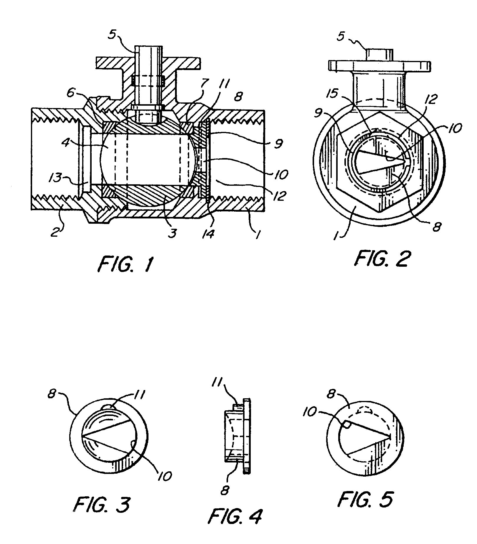 Ball valve with modified characteristics