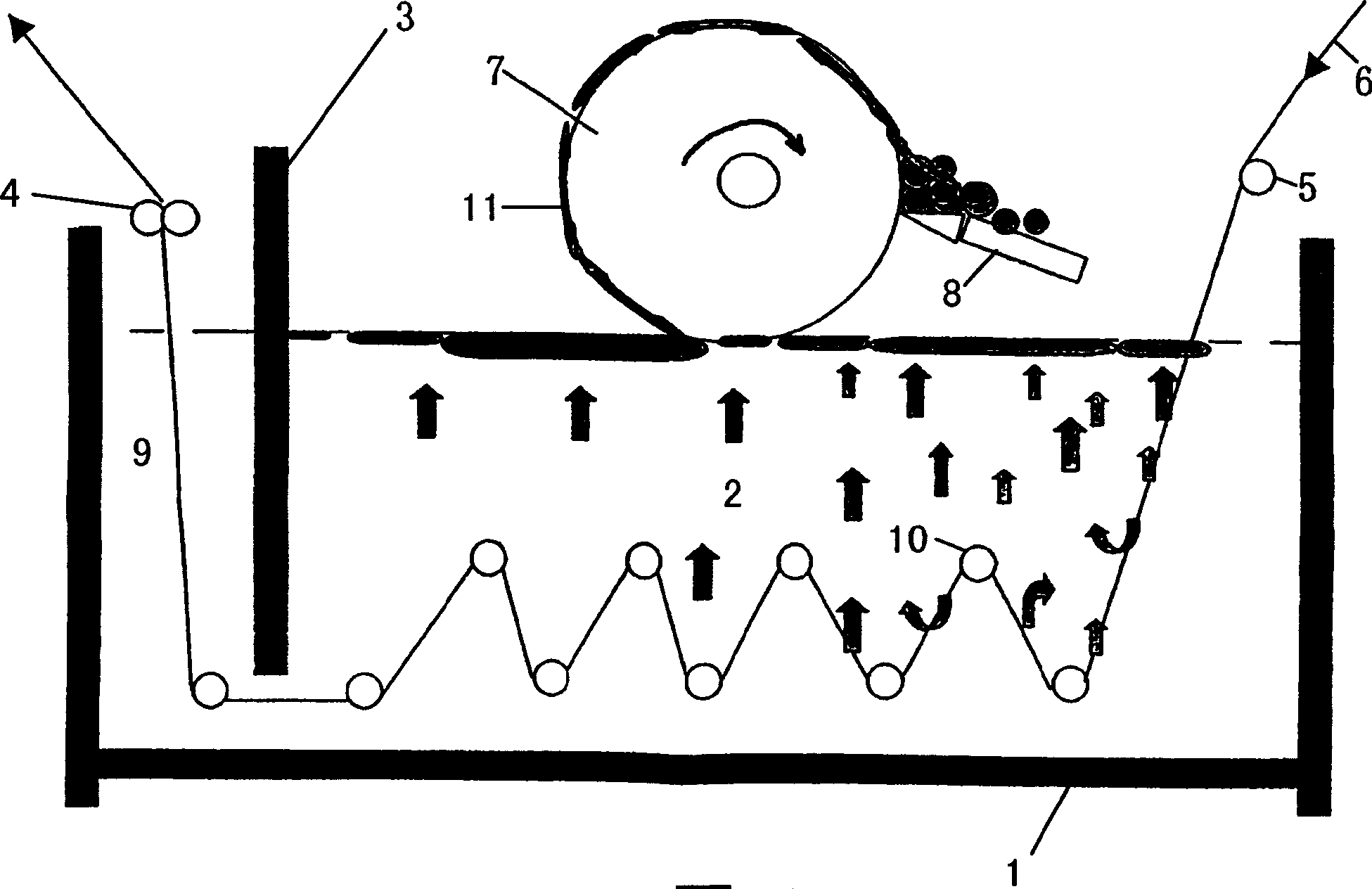 Device and method for dewaxing textile and recovering wax