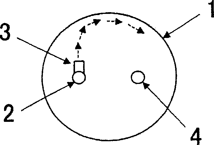 Organic metal compound supplying container