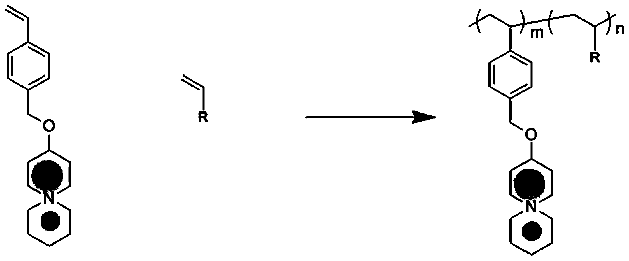 Polymer containing asu side chain, preparation method thereof and anion exchange membrane based on the polymer