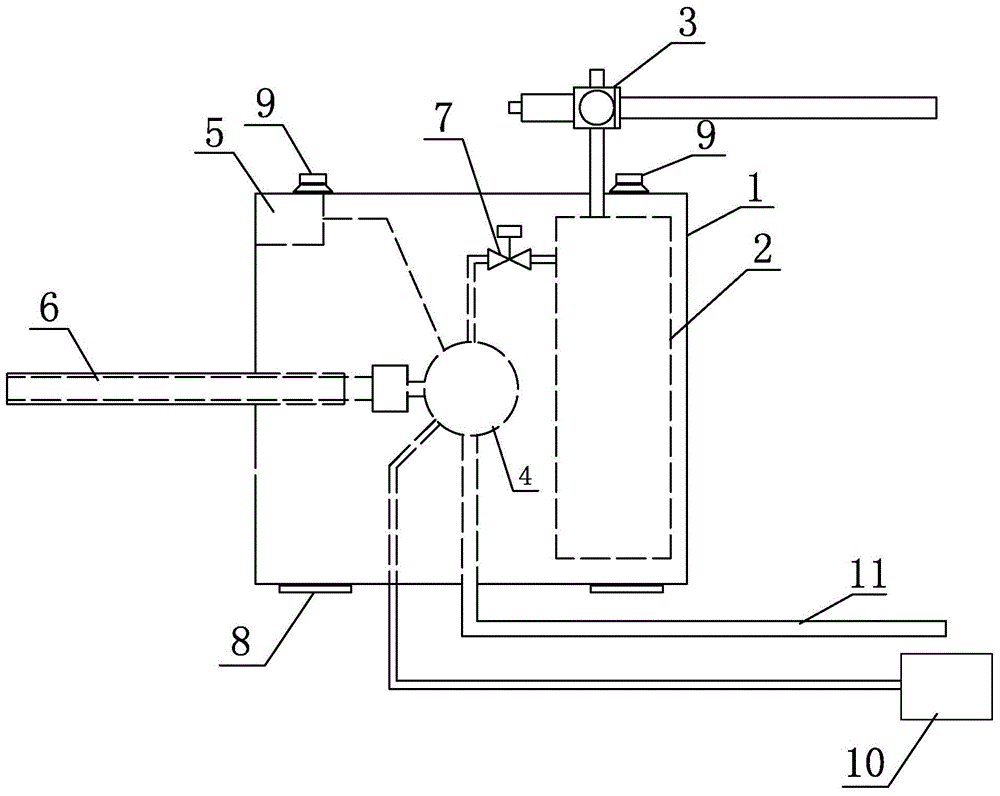 Smoke gas on-line monitoring system and smoke gas on-line monitoring method