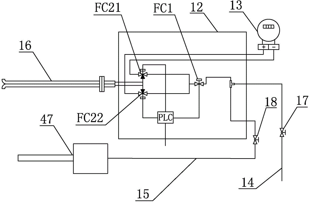 Smoke gas on-line monitoring system and smoke gas on-line monitoring method